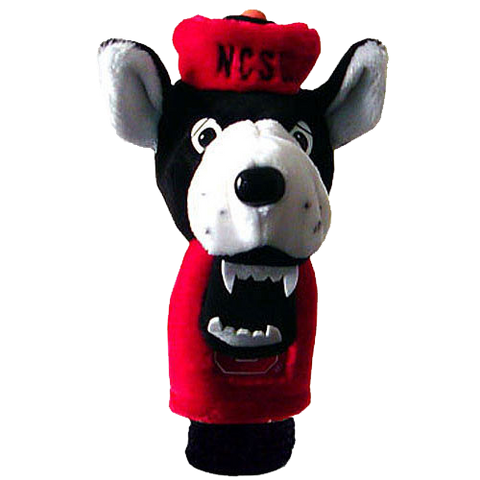 NC State Wolfpack Plush Wolf Mascot Jumbo Golf Headcover