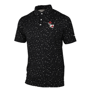 NC State Wolfpack Columbia Black Slobbering Wolf Windy Path Polo