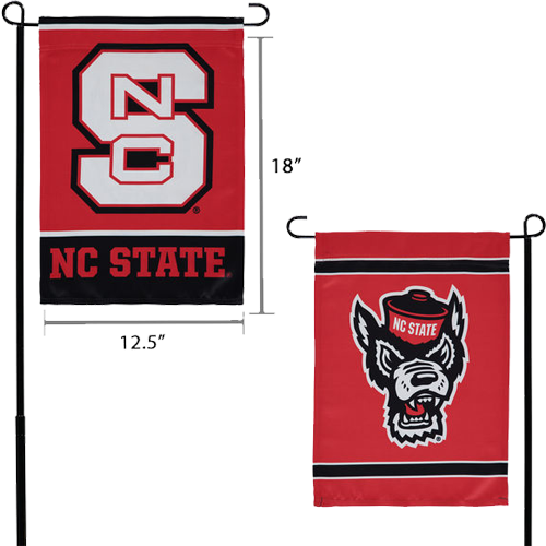 NC State Wolfpack 12.5x18 2-Sided Garden Flag