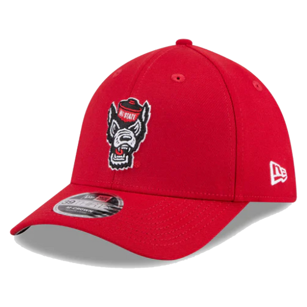 NC State Wolfpack New Era x adidas Red Low Profile 39THIRTY Fitted Hat