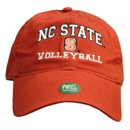 NC State Wolfpack Volleyball Red Relaxed Fit Adjustable Hat