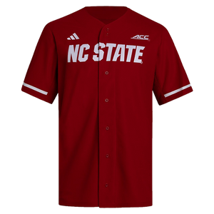 NC State Wolfpack adidas 2025 Red Baseball Jersey