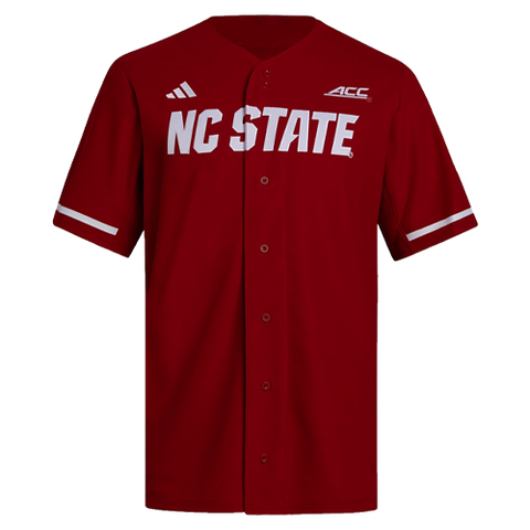 NC State Wolfpack adidas 2025 Red Baseball Jersey
