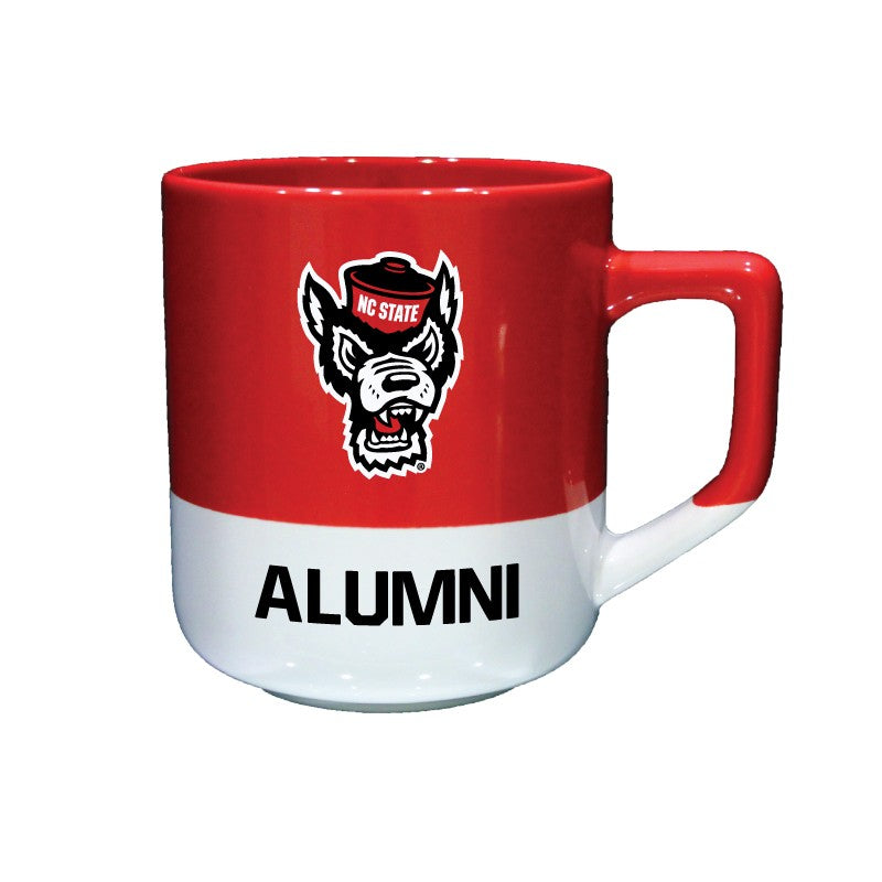 NC State Wolfpack 20oz Red & White Wolfhead Alumni Mug