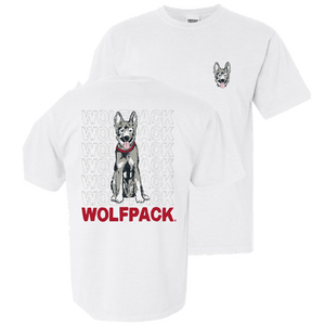 NC State Wolfpack Comfort Colors White Tuffy III T-Shirt