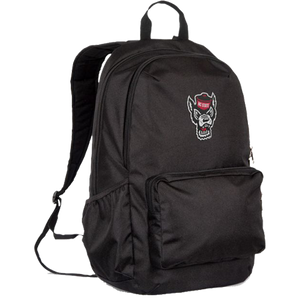 NC State Wolfpack Black Wolfhead Backpack