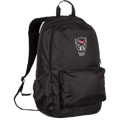 NC State Wolfpack Black Wolfhead Backpack
