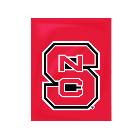NC State Wolfpack Red Block S 11x16 Double Sided Garden Flag
