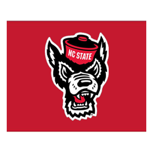 NC State Wolfpack Red Wolfhead 48"x48" Table Cloth