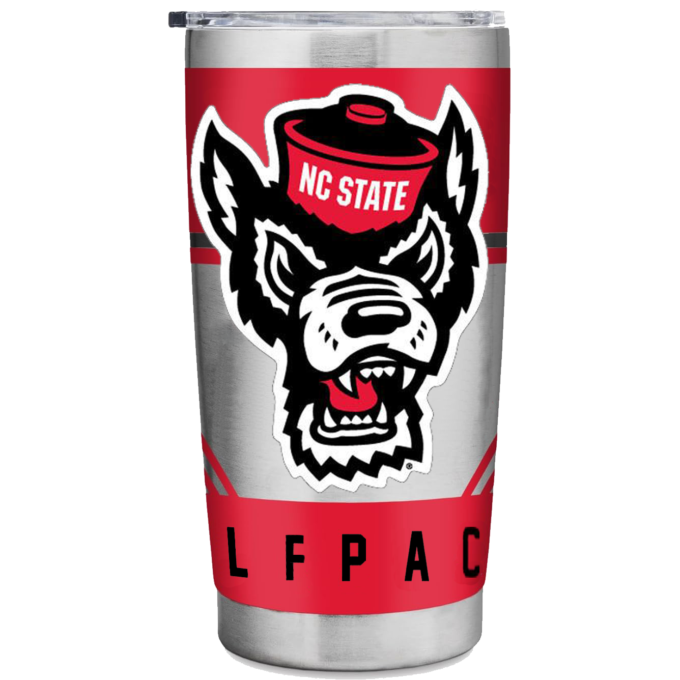 NC State Wolfpack 20 ounce Stainless Steel Tumbler with Lid
