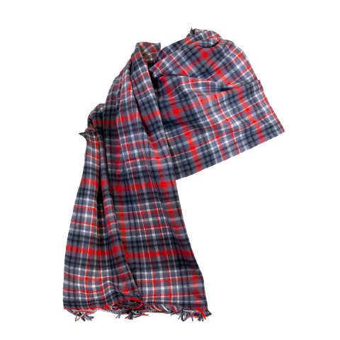 NC State Wolfpack Lambswool Tartan Plaid Stole/Blanket Scarf