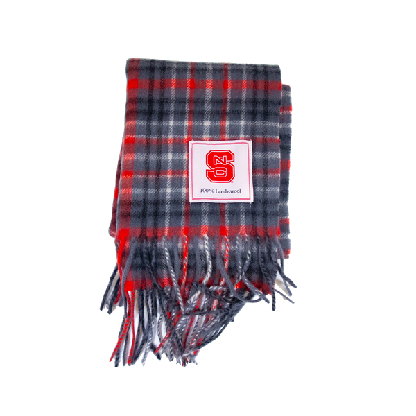 NC State Wolfpack Lambswool Tartan Plaid Cape