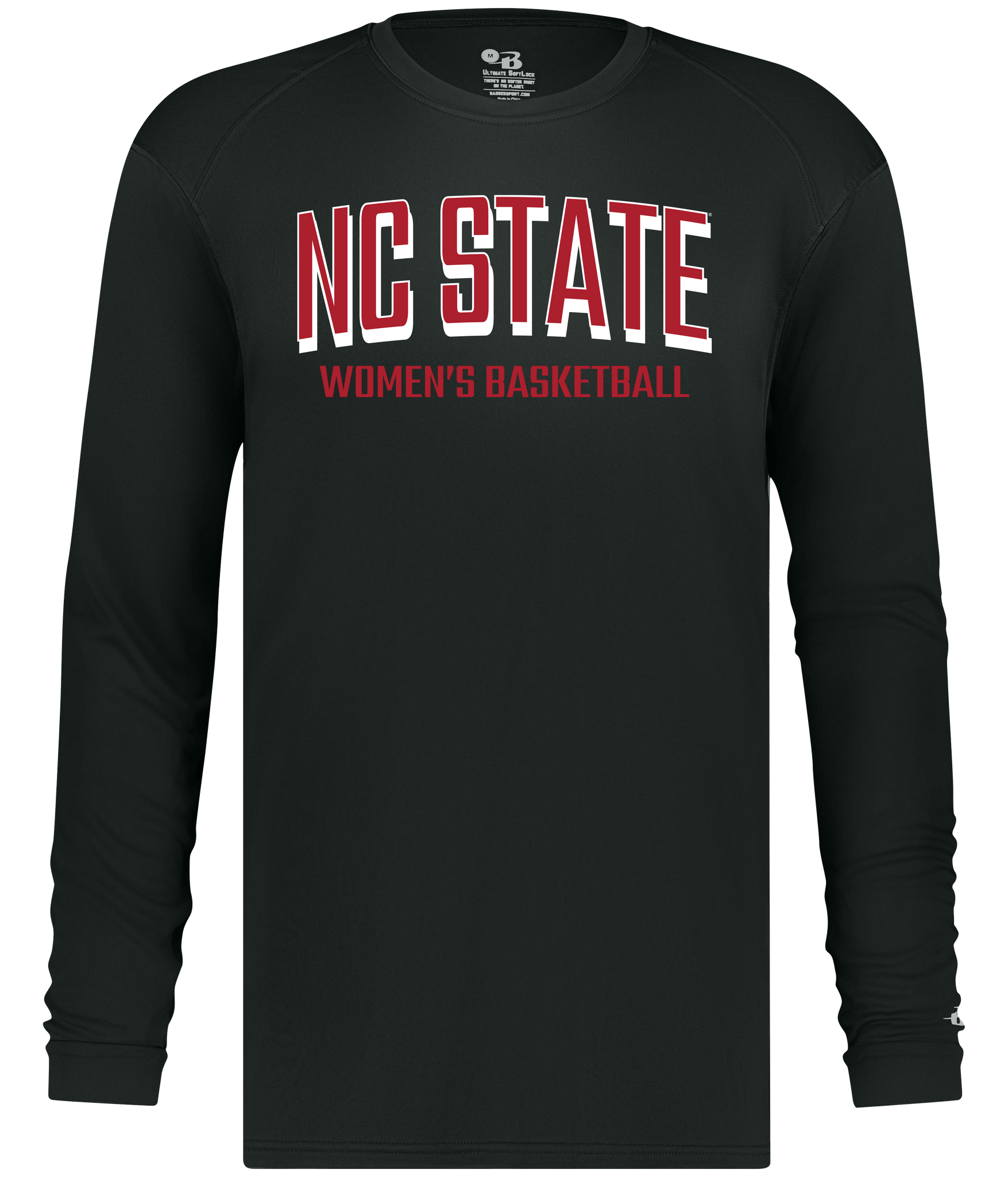 NC State Wolfpack Women's Basketball Black Long Sleeve Performance T-Shirt