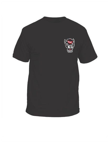 NC State Wolfpack Youth Black Carter-Finley Glowing Stadium T-Shirt