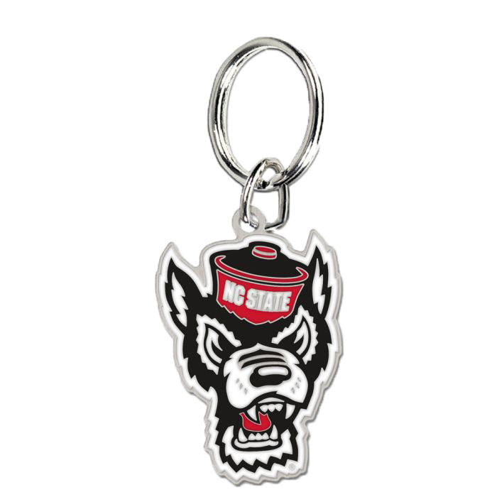 NC State Wolfpack Wolfhead Key Ring
