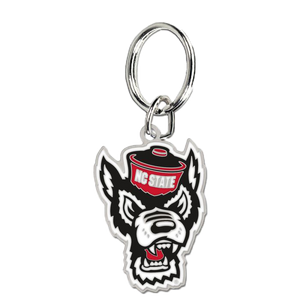 NC State Wolfpack Wolfhead Key Ring