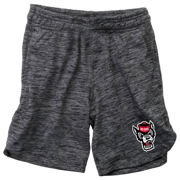 NC State Wolfpack Kid's Black Cloudy Shorts