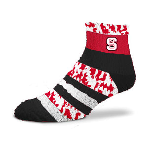 NC State Wolfpack Rainbow RMC Block S Socks