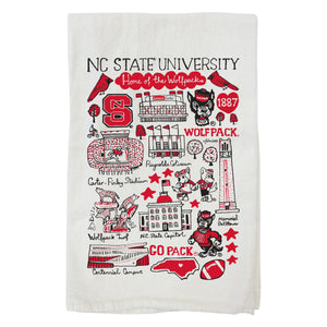 NC State Wolfpack Julia Gash Tea/Kitchen Towel