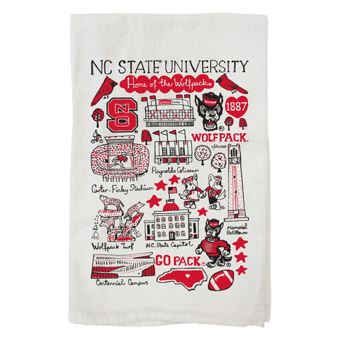 NC State Wolfpack Julia Gash Tea/Kitchen Towel