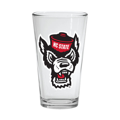 NC State Wolfpack 16oz Wolfhead Pint Glass