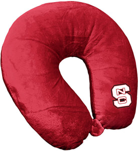 NC State Wolfpack 12"x13" Red Block S Applique Neck Pillow
