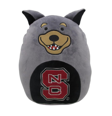 NC State Wolfpack Plush 12" Grey Mascot Squishy Pillow