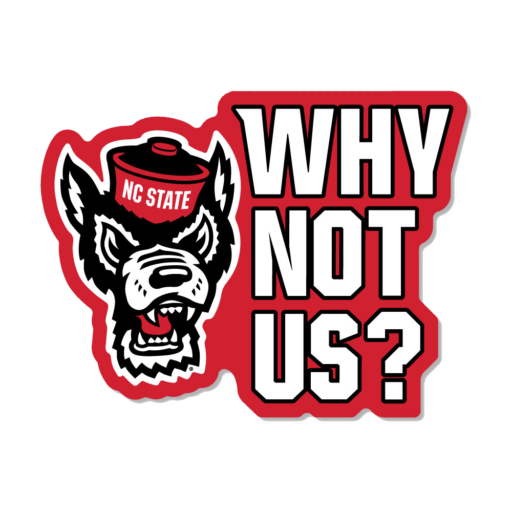 3.5" Why Not Us? Rugged Sticker