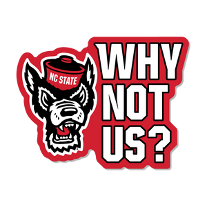 3.5" Why Not Us? Rugged Sticker