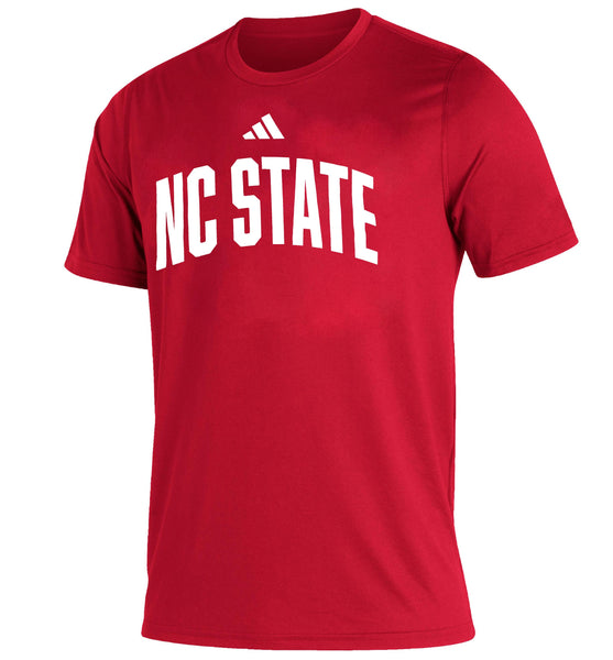 NC State Wolfpack adidas Red Arched NC State Creator T-Shirt
