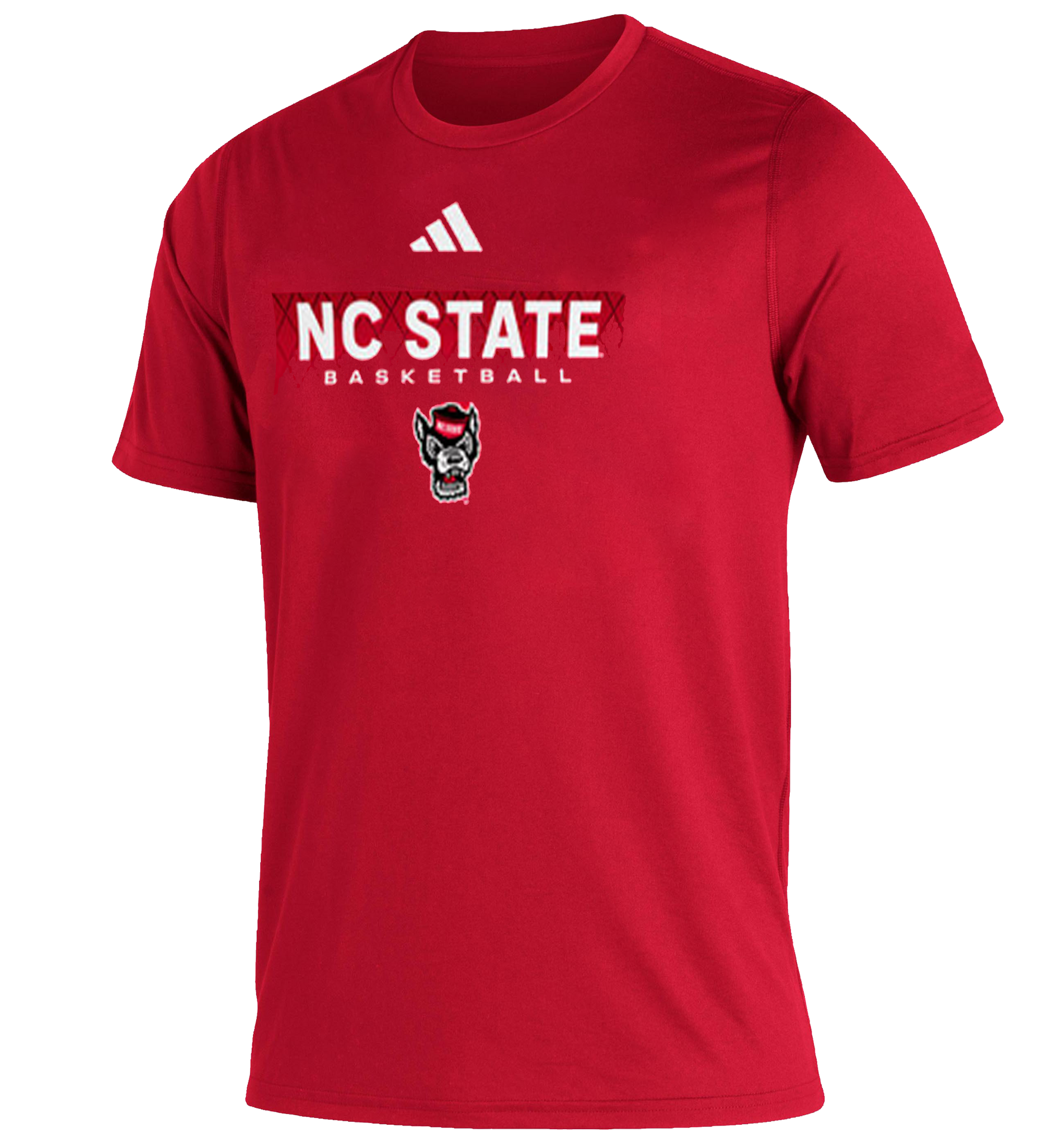 NC State Wolfpack adidas Red 2024 Pre-Game Basketball Creator T-Shirt
