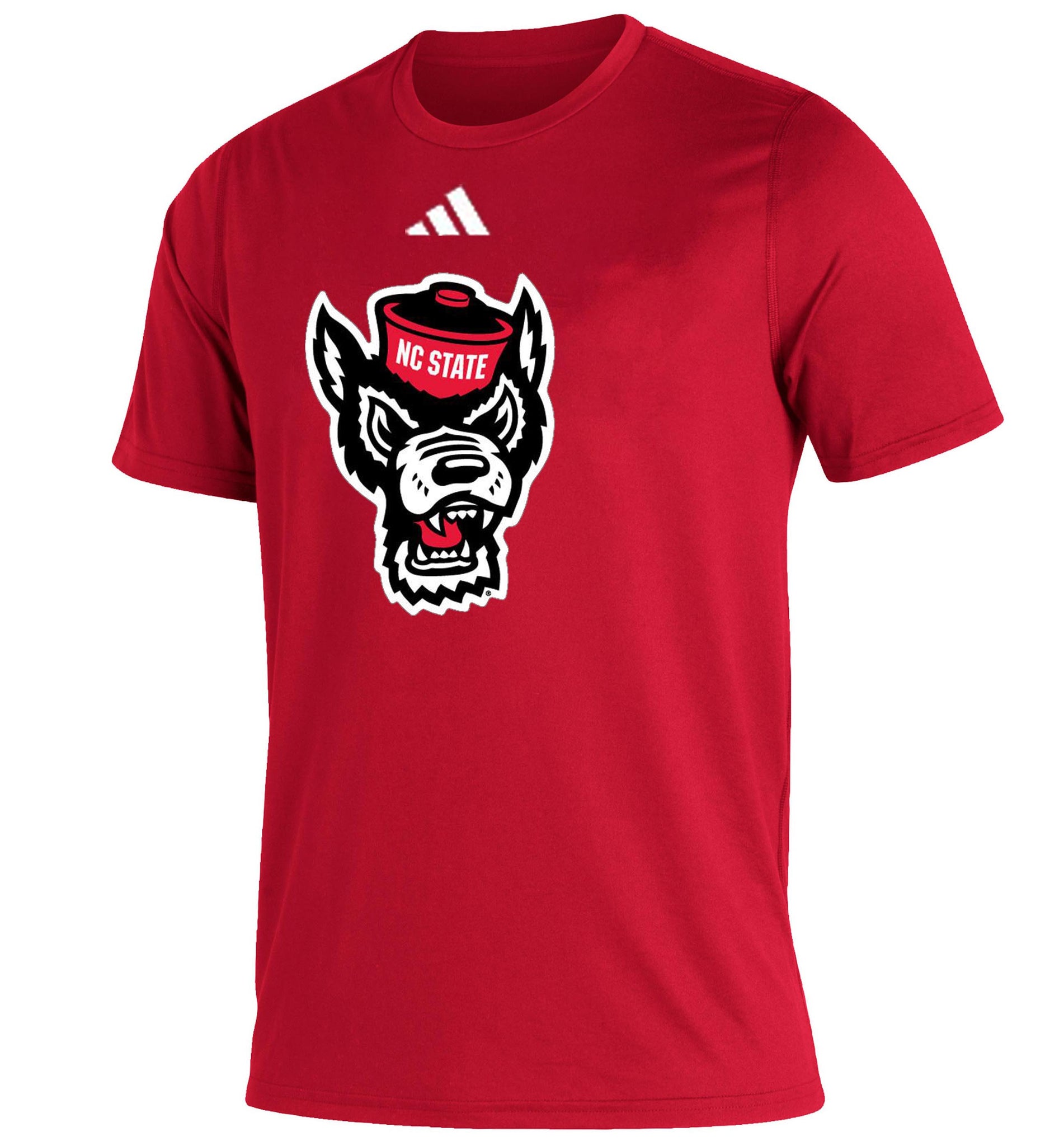 NC State Wolfpack adidas Red Wolfhead Creator T-Shirt