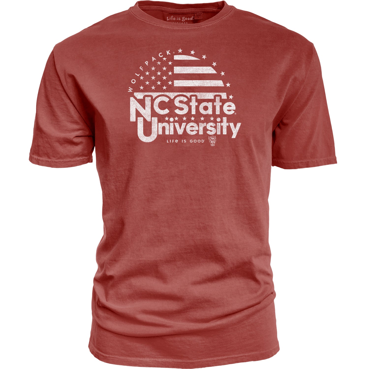 NC State Wolfpack Life Is Good Red National Campaign T-Shirt