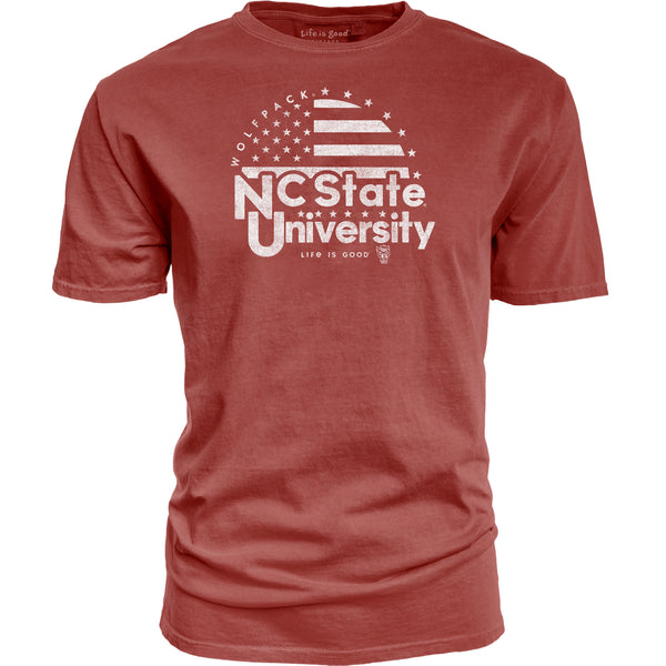 NC State Wolfpack Life Is Good Red National Campaign T-Shirt