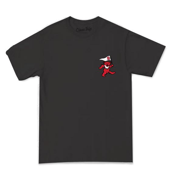NC State Wolfpack x Grateful Dead Black Circle Bears T-Shirt