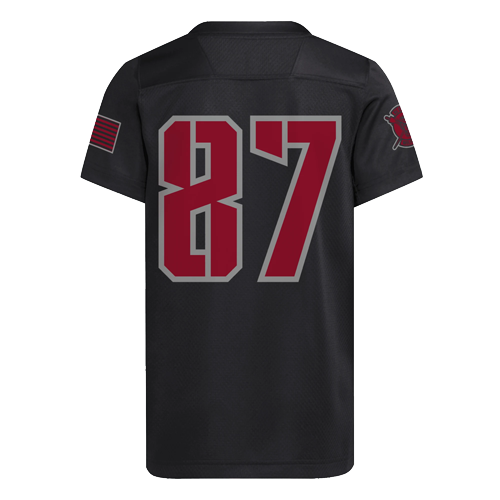 NC State Wolfpack adidas Youth Black #87 Football Jersey