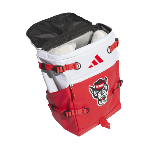 NC State Wolfpack Adidas Red and White Vista Backpack
