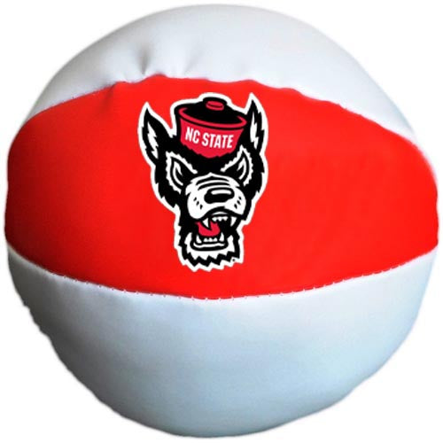 NC State Wolfpack Red and White 4" Wolfhead Poly Basketball
