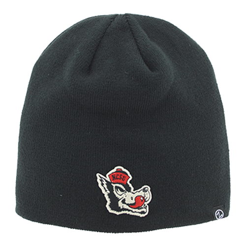 NC State Wolfpack Black Vault Slobbering Wolf Beanie