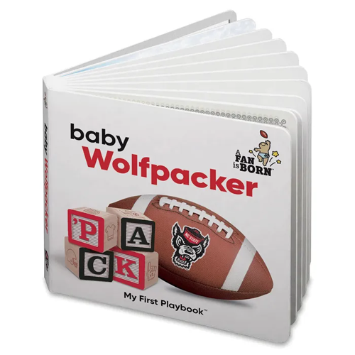 NC State Wolfpack "Fan is Born" Wolfpacker Baby Book