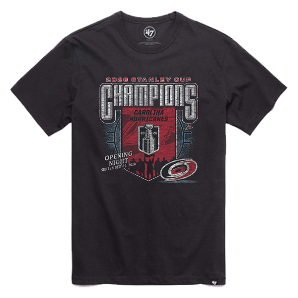 Carolina Hurricanes Black Stanley Cup Champion's Franklin T-Shirt