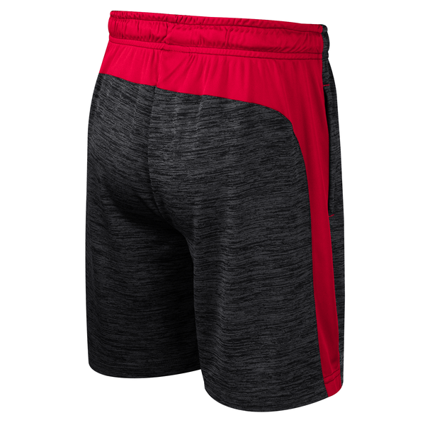 NC State Wolfpack Colosseum Youth Heathered Black Wolfhead Mayfield Shorts