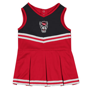 NC State Wolfpack Infant Girls Time For Recess Cheer Dress