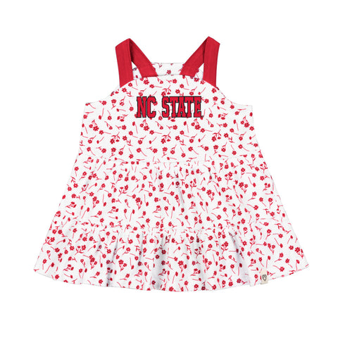 NC State Wolfpack Colosseum Infant Girl's Robin Floral Dress