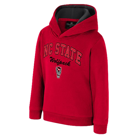 NC State Wolfpack Toddler Red Hooded Sweatshirt