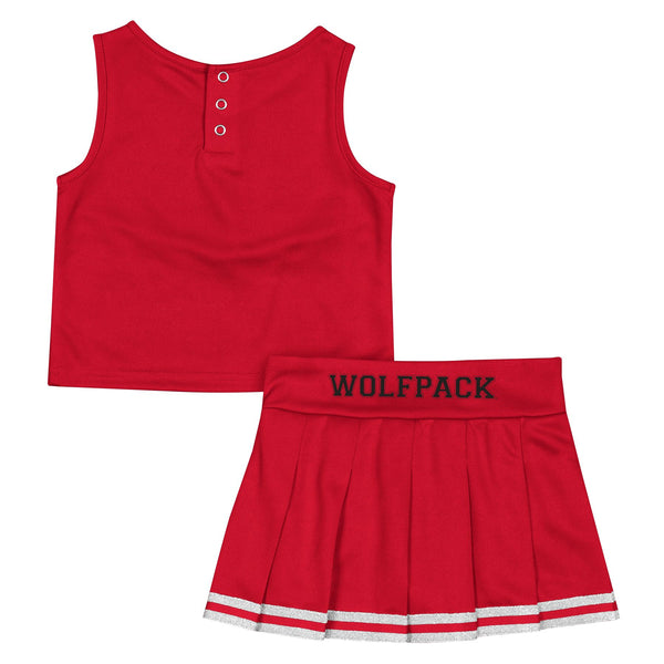 NC State Wolfpack Toddler Girls Time For Recess Cheer Set