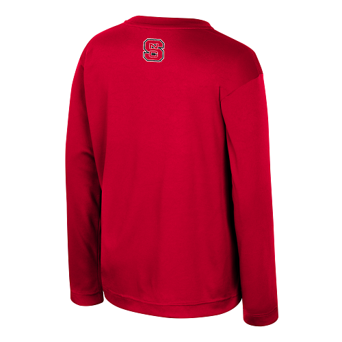 NC State Wolfpack Youth Red Long Sleeve Performance T-Shirt