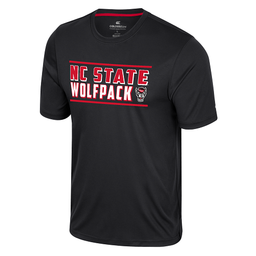 NC State Wolfpack Black Short Sleeve Performance T-shirt