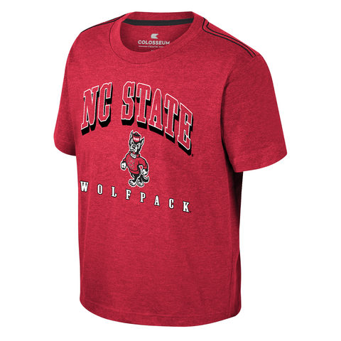 NC State Wolfpack Colosseum Youth Red Hawkins T-Shirt