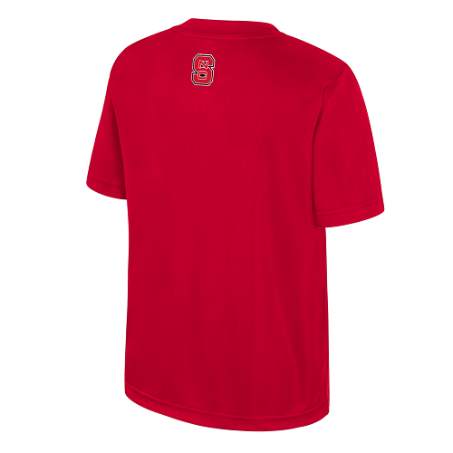 NC State Wolfpack Colosseum Youth Red Wolfhead Athletic T-Shirt